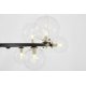 Подвесная люстра Lumina Deco LDP 7033-15 BK+CL