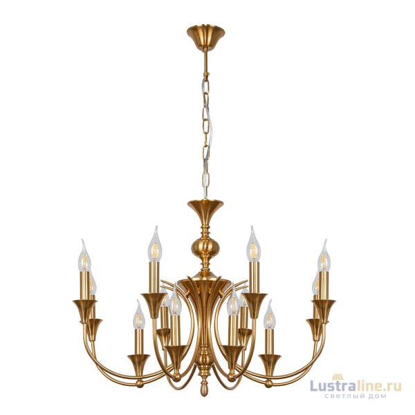 Подвесная люстра Arte Lamp Collinetta A4094LM-12PB Подвесная люстра Arte Lamp Collinetta A4094LM-12PB