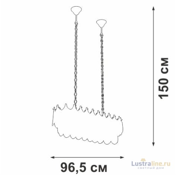 Подвесная люстра Vitaluce V58120-8/11