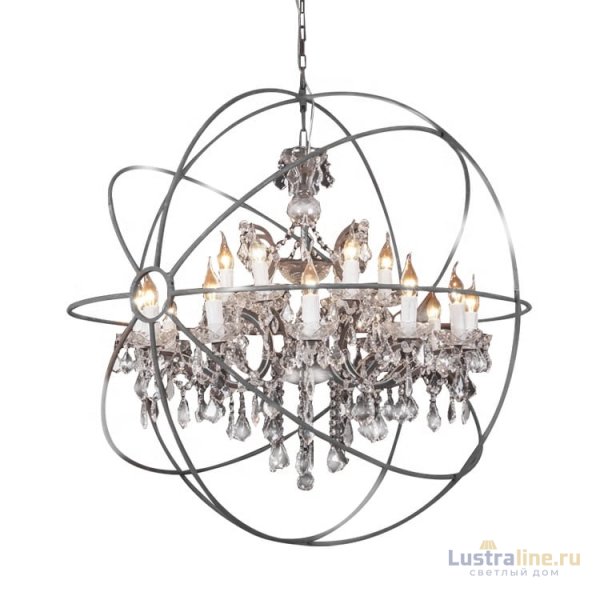 Подвесная люстра Delight Collection Foucault S Orb 5014-D10 chrome