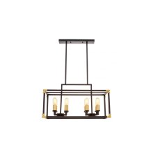 Подвесная люстра Lumina Deco Waldorf LDP 1140-8 BK+MD