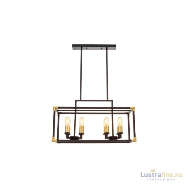Подвесная люстра Lumina Deco Waldorf LDP 1140-8 BK+MD