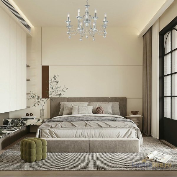 Подвесная люстра Arte Milano 346109/8 CR Подвесная люстра Arte Milano 346109/8 CR