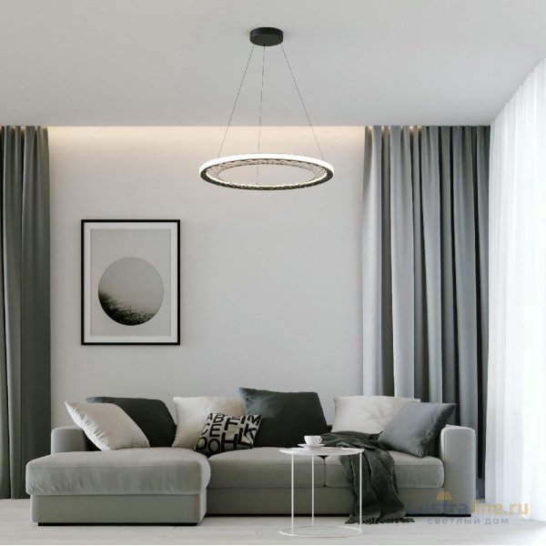 Подвесная люстра Eurosvet Parafe 40025/1 LED серый a069306 Подвесная люстра Eurosvet Parafe 40025/1 LED серый a069306
