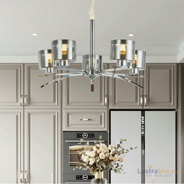 Подвесная люстра Arte Milano Neapolis 278207/5 Ni