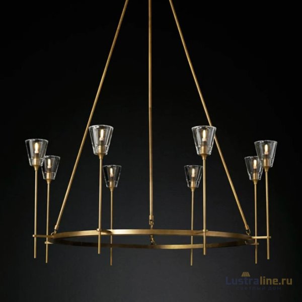 Подвесная люстра Delight Collection Torche De Verre 8614P/8 gold