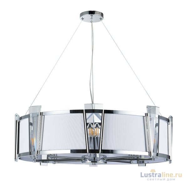 Подвесная люстра Arte Lamp Grato A4079LM-8CC Подвесная люстра Arte Lamp Grato A4079LM-8CC