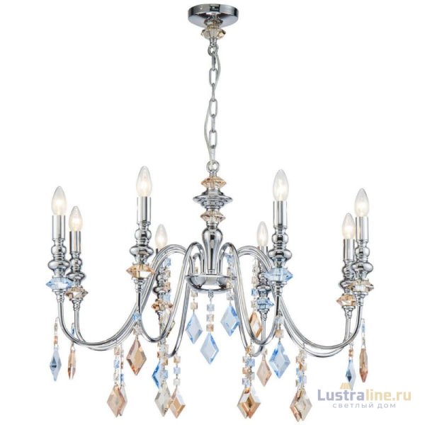 Подвесная люстра Lucia Tucci Maya 4450.8 Chrome