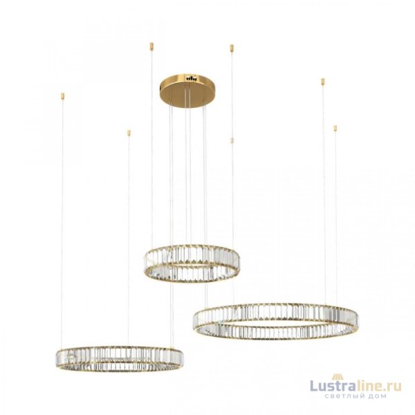 Подвесная люстра Loft IT Crystal ring 10135/3 Gold