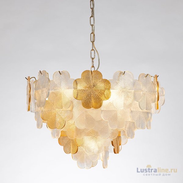 Подвесная люстра Arte Lamp Mallika A4077LM-10GO Подвесная люстра Arte Lamp Mallika A4077LM-10GO