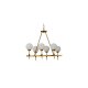 Подвесная люстра Lumina Deco Aldono LDP 7004-6 MD+BK