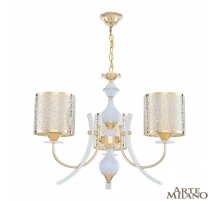 Подвесная люстра Arte Milano Florentia-6067 306067/3 Wh/Gd