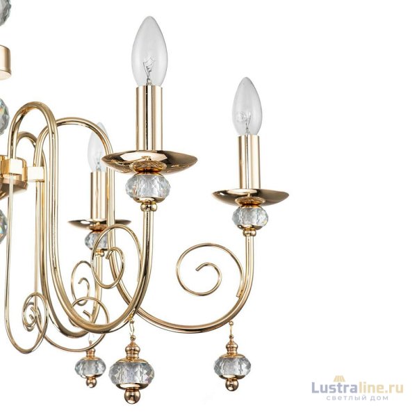 Подвесная люстра Escada Shine 678/6PL Gold Подвесная люстра Escada Shine 678/6PL Gold
