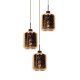 Подвесная люстра Lumina Deco Alacosmo LDP 6811-3 RD GD