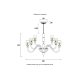 Подвесная люстра Crystal Lux SILVESTRO SP12 AMBER
