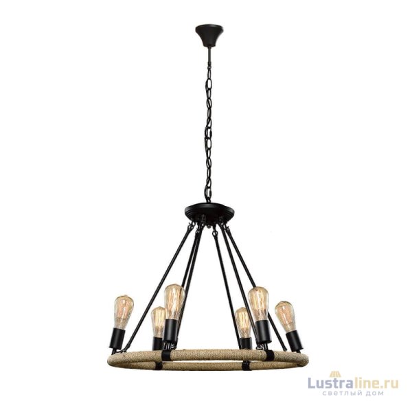Подвесная люстра LOFT IT Rope filament Loft1861/6
