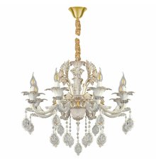 Подвесная люстра AM Group CLEOPATRA SP8 WH+GL