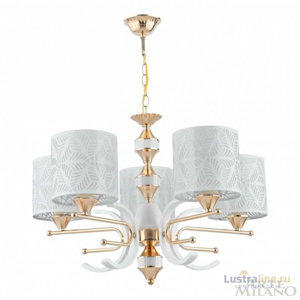 Подвесная люстра Arte Milano Florentia-2097 302097/5 Wh/Gd