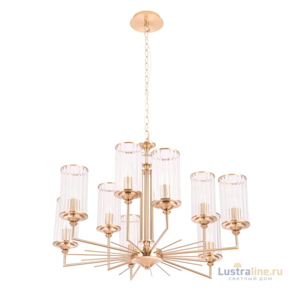 Подвесная люстра Crystal Lux GLORIA SP9 BRASS Подвесная люстра Crystal Lux GLORIA SP9 BRASS