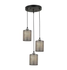 Подвесная люстра IMEX MD.6146-3-P BK+CH