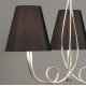 Подвесная люстра Mantra Paola Painted Silver 3532