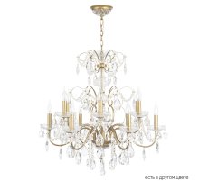 Подвесная люстра Crystal Lux ODELIS SP12 GOLD