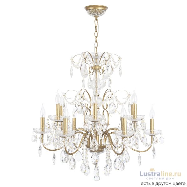 Подвесная люстра Crystal Lux ODELIS SP12 GOLD