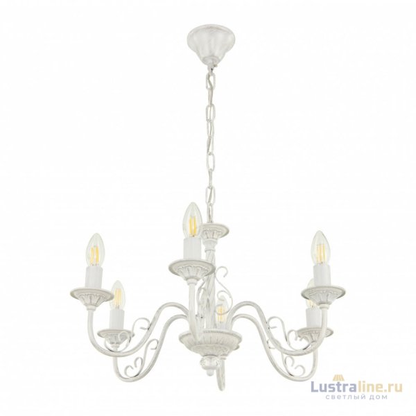Подвесная люстра Arte Milano 342620/6 WT+SL Подвесная люстра Arte Milano 342620/6 WT+SL