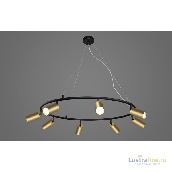 Подвесная люстра Crystal Lux CLT 015C8 D800 BL-GO