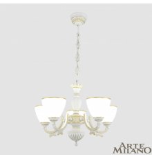 Подвесная люстра Arte Milano 342837/5 WT+G