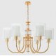 Подвесная люстра Crystal Lux ELENA SP6 GOLD