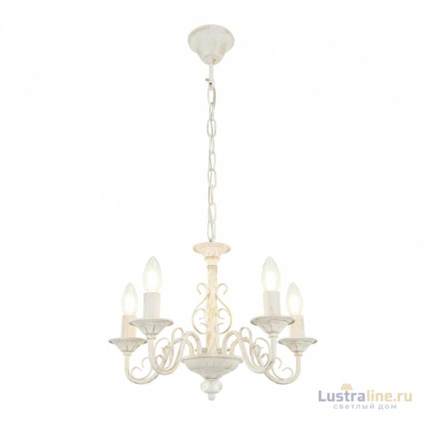 Подвесная люстра Arte Milano 342620/5 WT+G Подвесная люстра Arte Milano 342620/5 WT+G