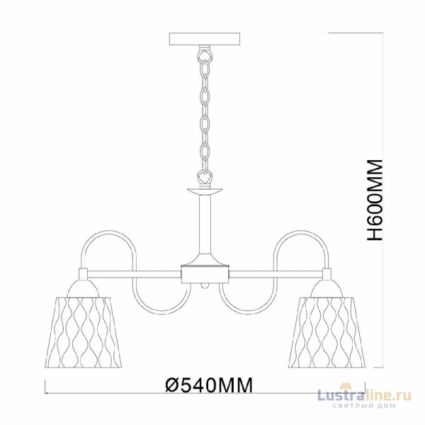 Подвесная люстра Escada Dream 1125/5PL