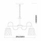 Подвесная люстра Escada Dream 1125/5PL
