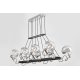 Подвесная люстра Lumina Deco LDP 9110-8-PR BK+CHR