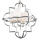 Подвесная люстра Delight Collection Mandeville KM0728P-4L nickel