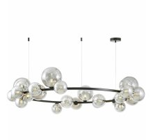 Подвесная люстра Lumina Deco LDP 7033-24 BK+GY