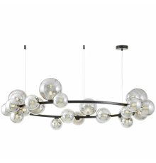 Подвесная люстра Lumina Deco LDP 7033-24 BK+GY