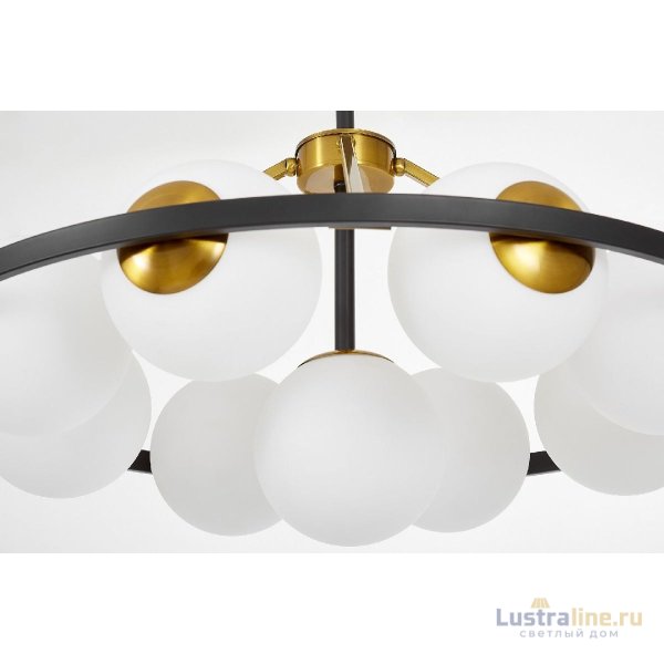 Подвесная люстра Lumina Deco Donzano LDP 8034-9 BK+WT