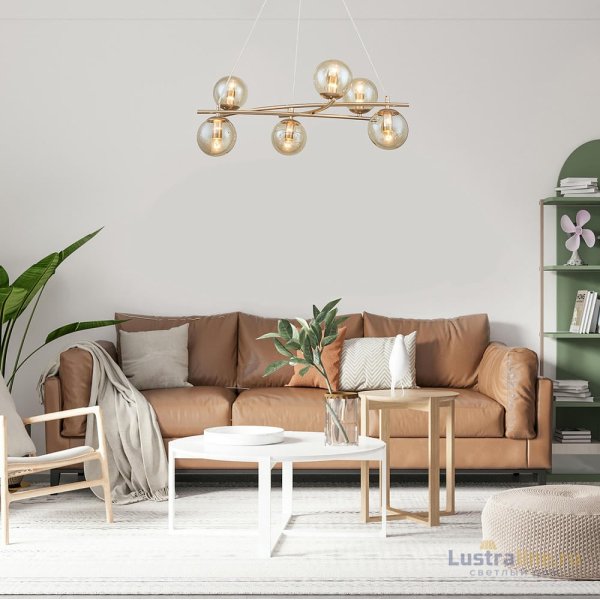 Подвесная люстра Escada Balance 1119/6S Gold Подвесная люстра Escada Balance 1119/6S Gold