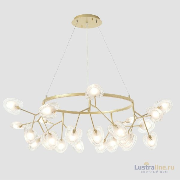 Подвесная люстра Crystal Lux SOLE SP25 GOLD