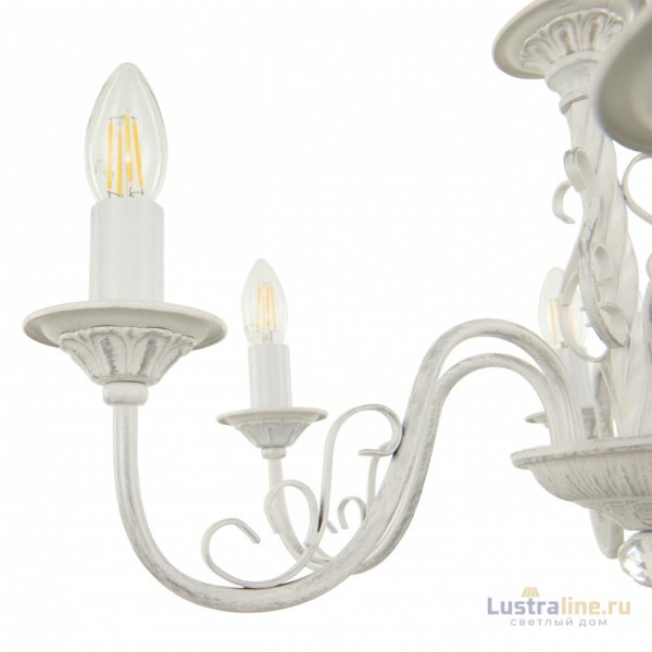 Подвесная люстра Arte Milano 342620/6 WT+SL Подвесная люстра Arte Milano 342620/6 WT+SL