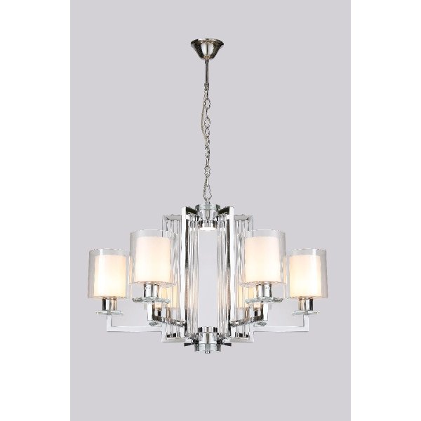 Подвесная люстра iLamp King RM6201-6 CR+CL