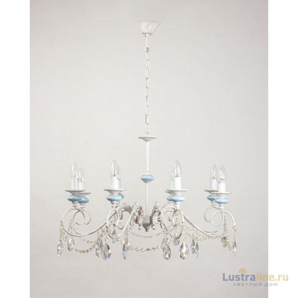 Подвесная люстра Abrasax Christel L.8303-8CREAM/G