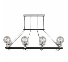 Подвесная люстра Lumina Deco LDP 9110-8-PR BK+CHR