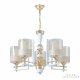 Подвесная люстра Arte Milano Florentia-6087 306087/5 Wh/Gd