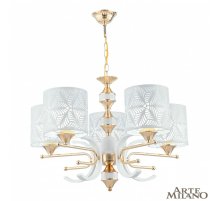 Подвесная люстра Arte Milano Florentia-2097 302097/5 Wh/Gd