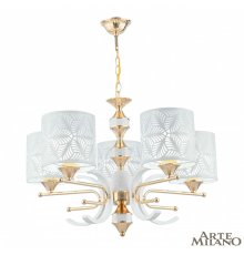 Подвесная люстра Arte Milano Florentia-2097 302097/5 Wh/Gd