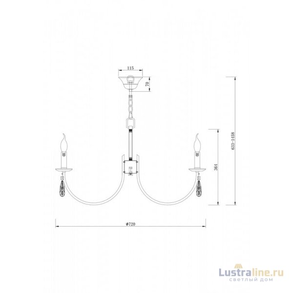Подвесная люстра Freya Forte FR1006PL-08N
