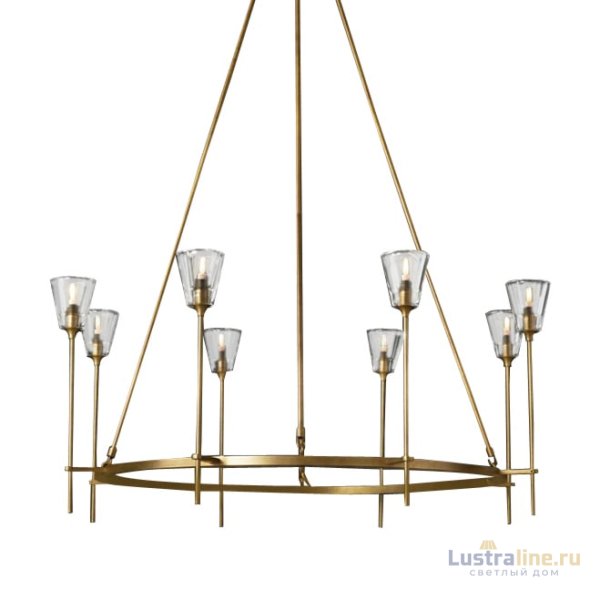 Подвесная люстра Delight Collection Torche De Verre 8614P/8 gold